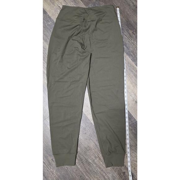 Rosvigor Olive Green Joggers Medium NWT High Waisted Athletic Yoga Pants Pockets - Picture 6 of 7